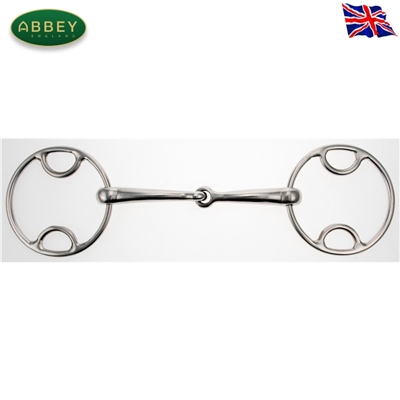 Abbey Riding Bitz Large Ring Jointed Beval
